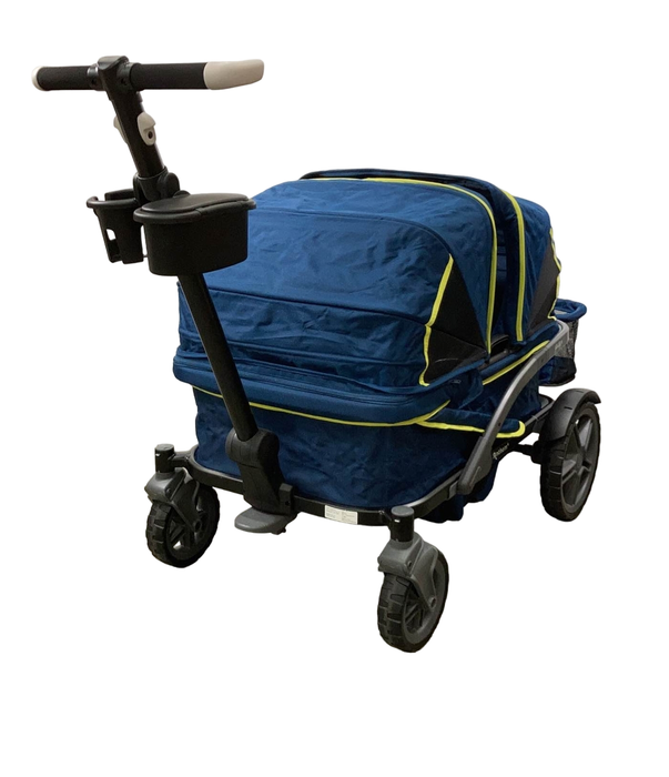 secondhand Gladly Family Anthem4 Classic 4 Seater All Terrain Wagon Stroller, Neon Indigo