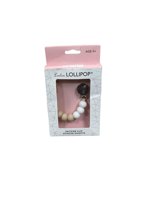 used LouLou Lollipop Pacifier Clip HIDDEN PHOTOS