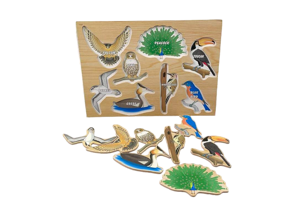 secondhand Wooden Bird Puzzle (8 Piece)