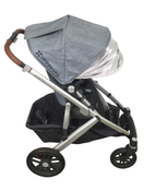 secondhand UPPAbaby VISTA V2 Double Stroller, 2019, Gregory (Blue Melange)