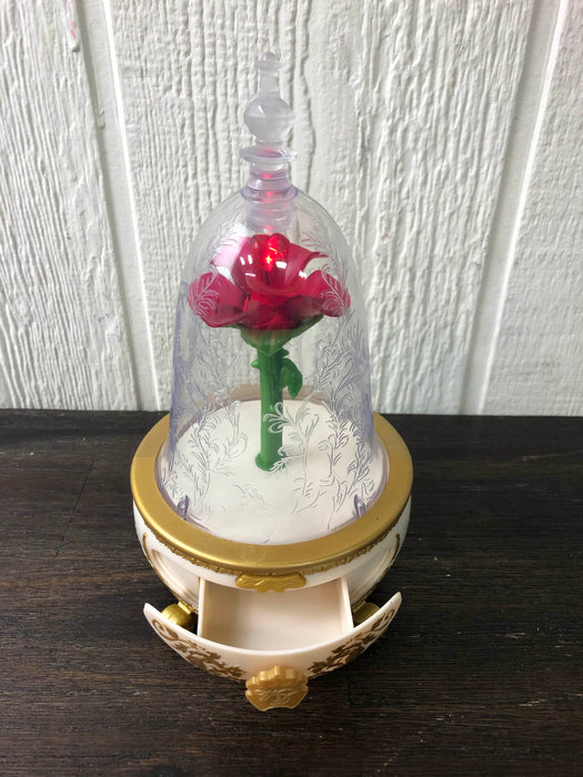 secondhand Disney Beauty & The Beast Enchanted Rose Jewelry Box