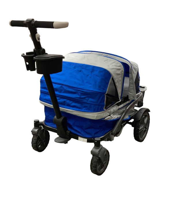 secondhand Gladly Family Anthem4 Classic 4 Seater All Terrain Wagon Stroller, Electric Silver