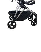 secondhand Mockingbird Single to Double Stroller, 2023, Silver with Penny Leather, Windowpane, Bloom