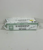 secondhand Honest Company Organic Cotton Dry Wipes, 48 Count