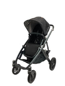 secondhand UPPAbaby VISTA Stroller, Jake (Black), 2016 - HIDDEN BASSINET 9/12