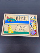 used Melissa & Doug See & Spell Wooden Educational Board