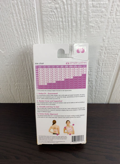 secondhand Simple Wishes Hands Free Pumping Bra