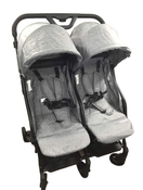 used Mompush Lithe Double Stroller, Grey, 2021