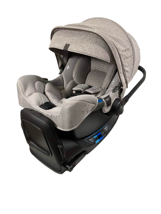 used Nuna PIPA rx Infant Car Seat with RELX Base, Droplet Dot, 2023