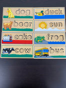 secondhand Melissa & Doug See & Spell Wooden Educational Board