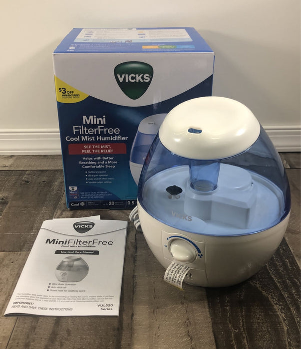 secondhand Vicks Mini Filter Free Cool Mist Humidifier