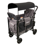 used Wonderfold W2 Luxe Multifunctional Double Stroller Wagon, 2023, Charcoal Gray