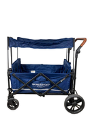 secondhand Wonderfold X2 Push + Pull Double Stroller Wagon, 2022, Sapphire Navy