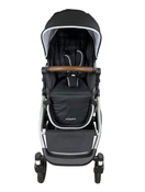 secondhand Mockingbird Single to Double Stroller, 2022, Silver with Penny Leather, Watercolor Drops, Black