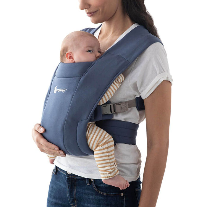 used Ergobaby Embrace Baby Carrier, Navy