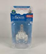 used Dr. Brown's Baby Bottle Nipples 2-Pack, Preemie (0m+, Slowest Flow)