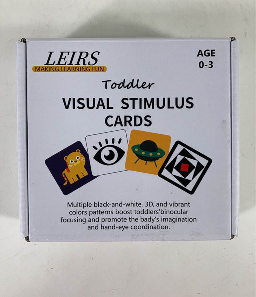 used Leirs Toddler Visual Stimulus Cards