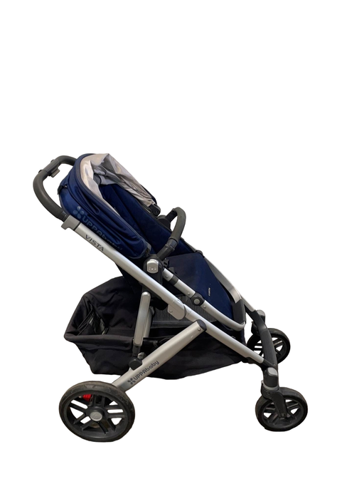 secondhand UPPAbaby VISTA V2 Double Stroller, 2017, Taylor (Indigo)