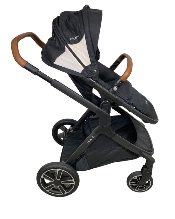 secondhand Nuna Demi Grow Stroller, Black Caviar, 2022