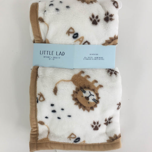 secondhand Little Lad Baby Blanket And Snuggle Toy, Lion