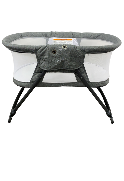 Baby Delight Go With Me Slumber Deluxe Portable Rocking Bassinet, Charcoal Tweed