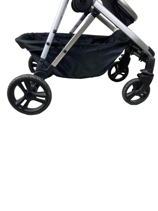 secondhand Mockingbird Single to Double Stroller, 2022, Silver with Penny Leather, Windowpane, Sage