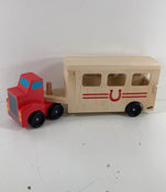 used Melissa & Doug Horse Carrier Wooden Vehicles Play Set