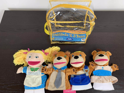 used Lakeshore Goldilocks And The Three Bears Puppets