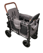 used Wonderfold W2 Luxe Multifunctional Double Stroller Wagon, 2023, Charcoal Gray