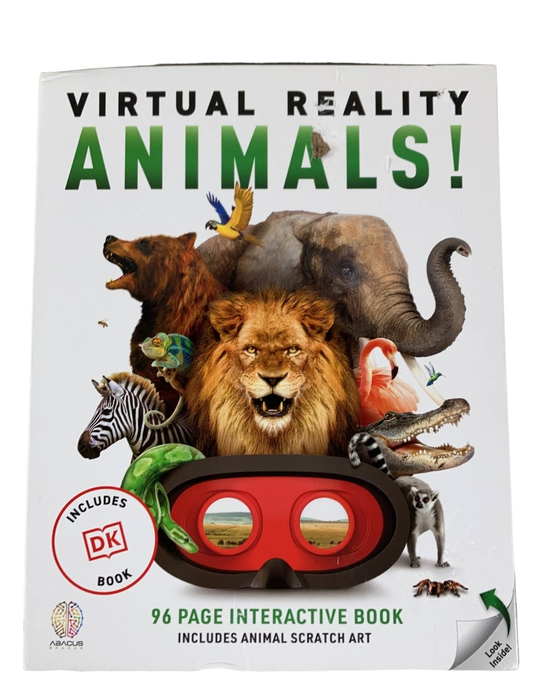 used Abacus Brands Virtual Reality Discovery Gift Set With DK Book, Animals