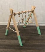 used Wooden Baby Gym, With Extra Toys