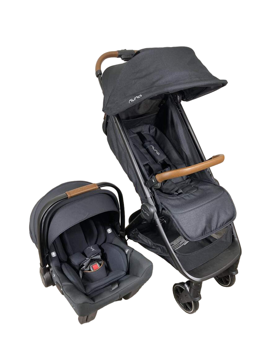 used Nuna TAVO PIPA Travel System, Caviar, 2023