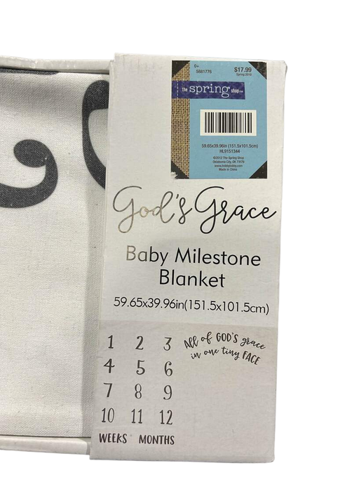 secondhand God’s Grace Baby Milestone Blanket