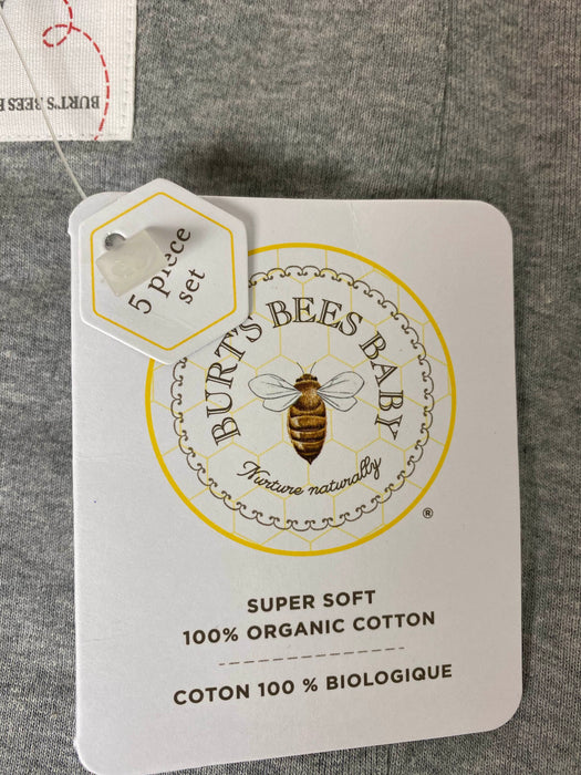 secondhand Burt's Bees Baby Burp Cloths, 5-Pack