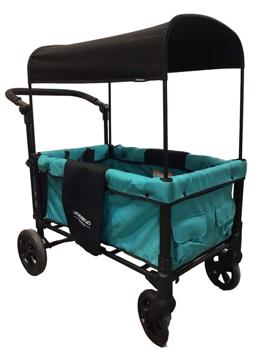 used Wonderfold W1 Original Stroller Wagon, 2021, Teal Green