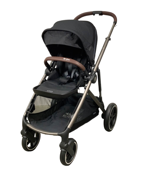 secondhand Cybex Gazelle S Modular Stroller, 2023, Taupe Frame, Moon Black