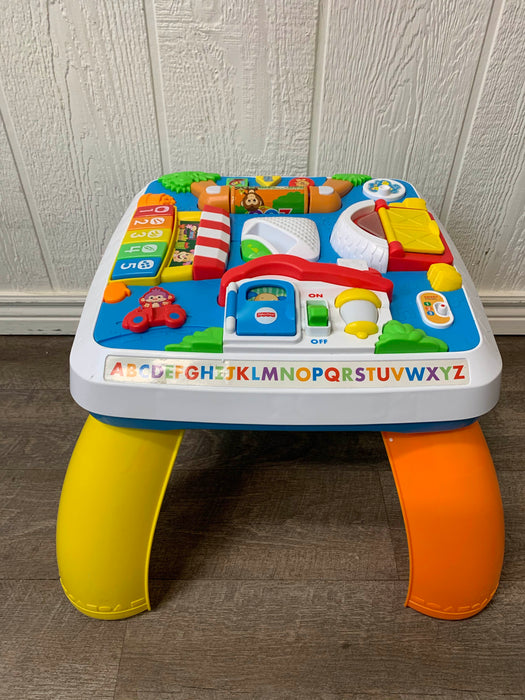 secondhand Fisher Price Laugh & Learn Puppy and Friends Learning Table