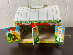 secondhand Melissa & Doug Wooden Latches Barn