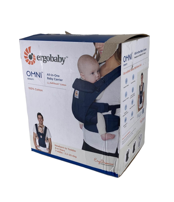 secondhand Ergobaby Omni Dream Baby Carrier, Midnight Blue