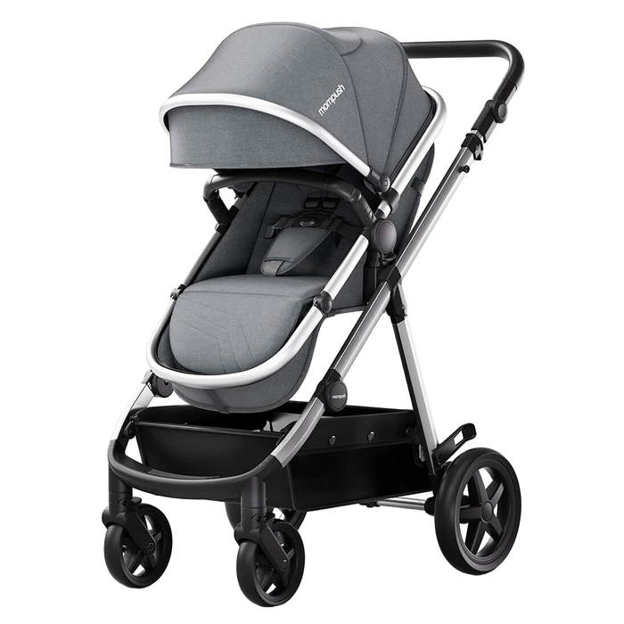 used Mompush Meteor 2 Stroller, 2022, Gray