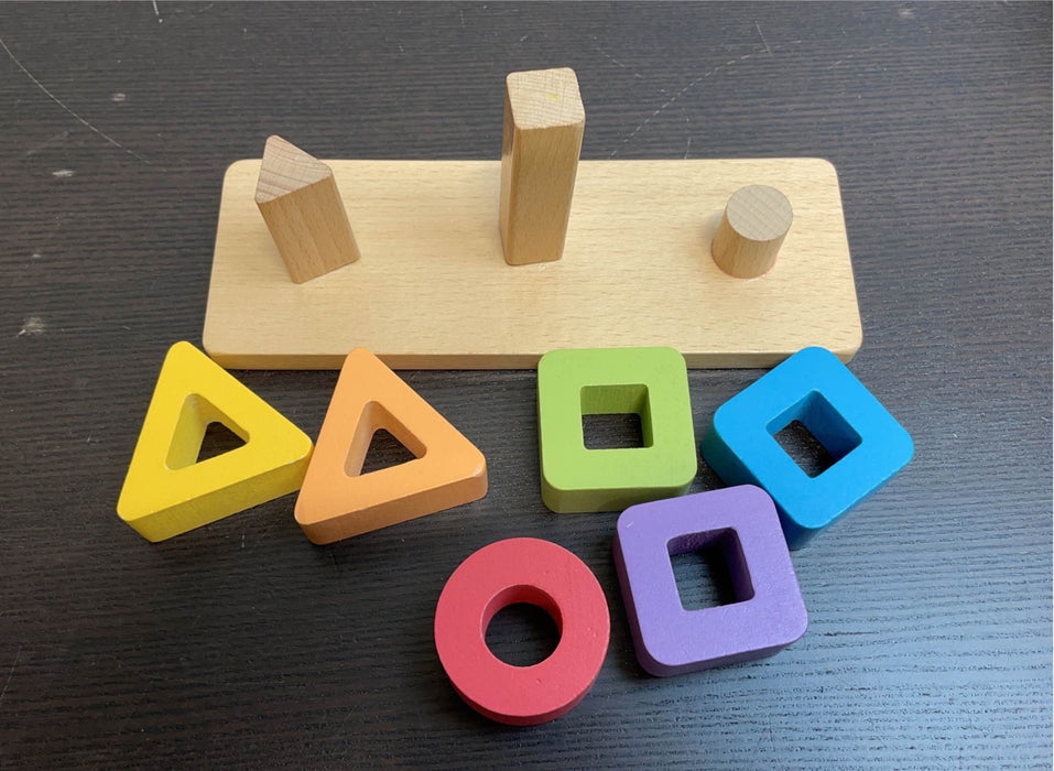 secondhand KiwiCo Wooden Stacking Toy