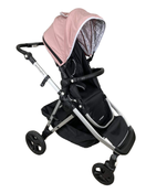 used Mockingbird Single to Double Stroller, 2023, Silver with Black Leather, Windowpane, Bloom