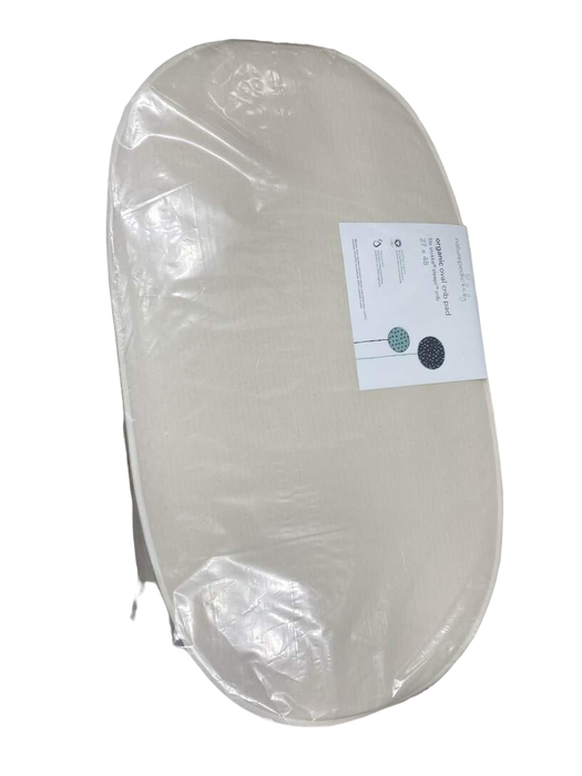 secondhand Naturepedic Organic Oval Crib Pad for Stokke Sleepi Crib