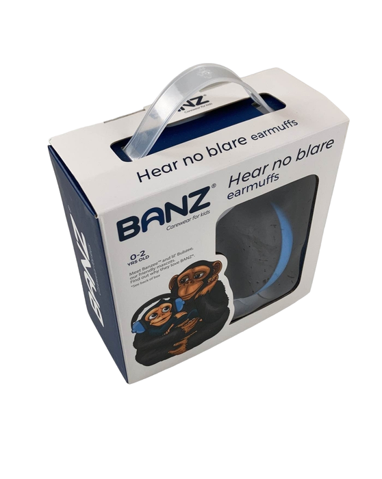 used Banz Hear No Blare Earmuffs, Baby Blue