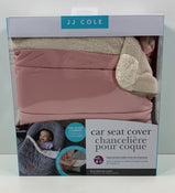 used JJ Cole Car Seat Cover, Blush Pink