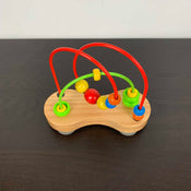 used Hape Double Bubble Wooden Bead Maze