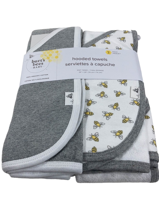 used Burt's Bees Baby Hooded Towels Bundle