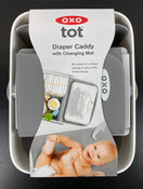 secondhand OXO Tot Diaper Caddy with Changing Mat