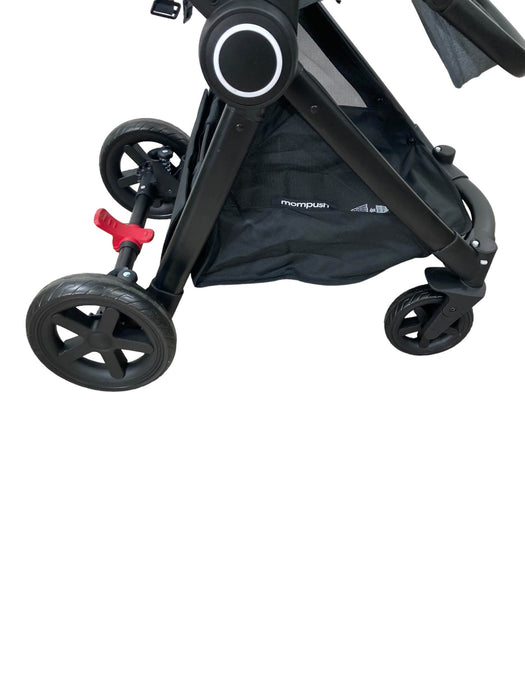 Mompush Ultimate 2 Baby Stroller, 2021, Grey with Black Frame