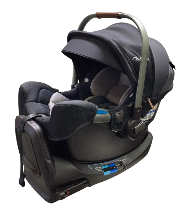 used Nuna PIPA rx Infant Car Seat with RELX Base, 2023, Caviar